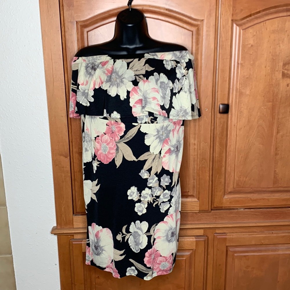 Fashion Nova Floral Print Sleeveless Dress